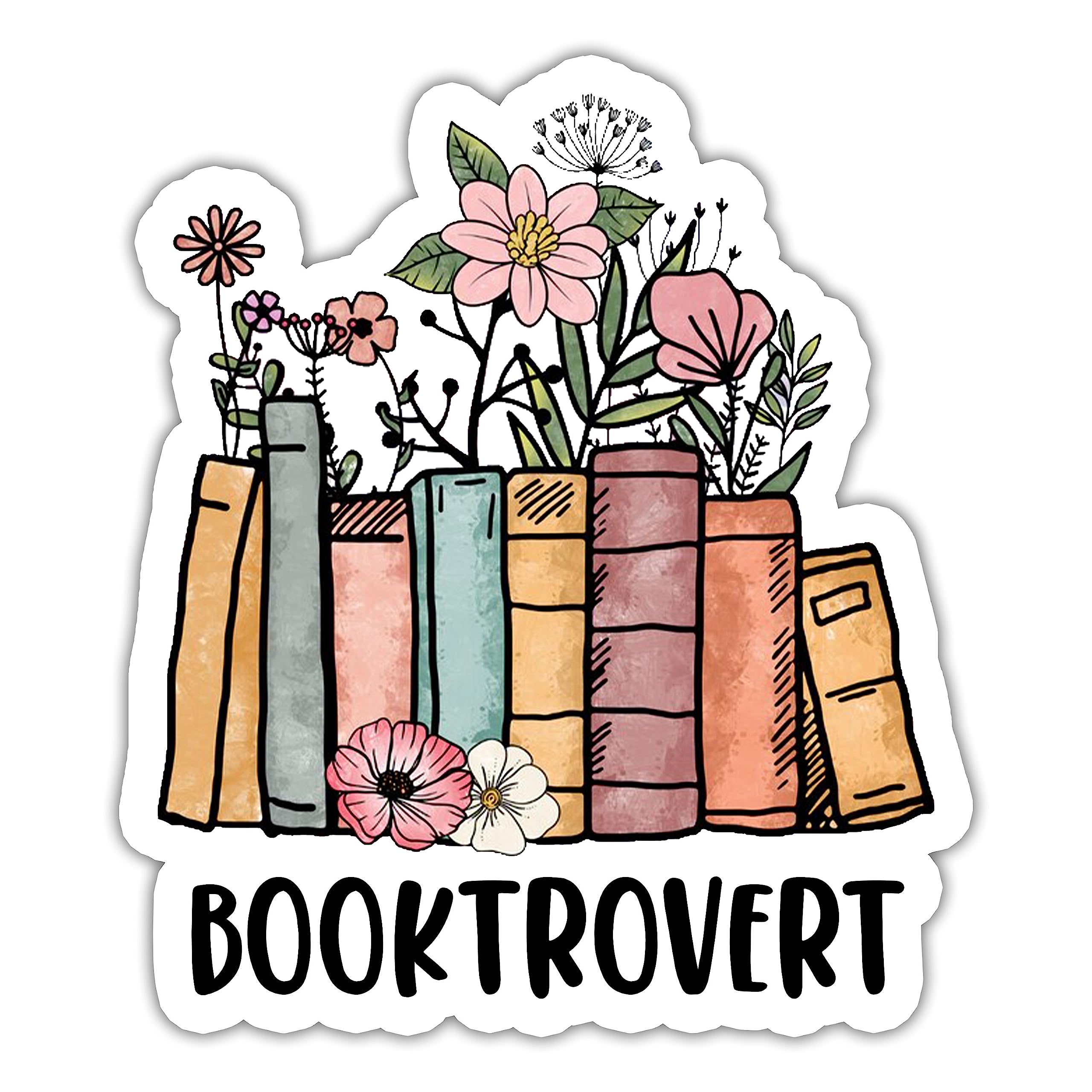 Amazon.com: 314PI BookTrovert Die-Cut Vinyl Stickers for Laptop